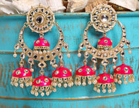 Hand Crafted Unique Multi Jhumki Chandbali Rani