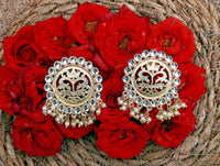 Kangana Ranaut Inspired Golden Kundan Stud