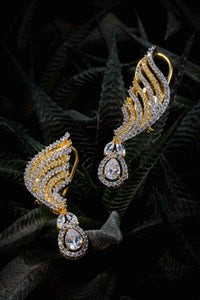 Gorgeous Designer American Diamond Drop Earring
