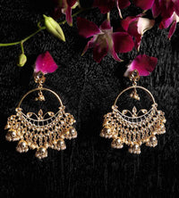 Big Chandbali Meenakari Earring