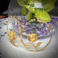  Gold Color Hoop Earring For Women