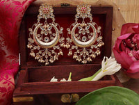 Alia Bhatt Inspired Hand Crafted Golden Chandbali