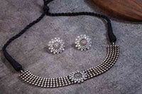 Choker Necklace Earring Set For Women
