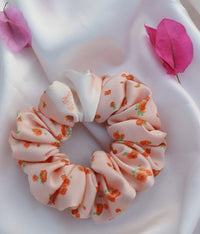 Premium Quality Printed Satin Scrunchie