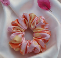 Printed Premium Quality Satin Scrunchie
